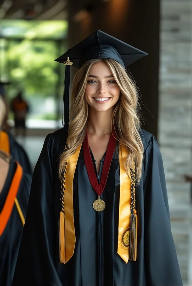 Graduation Portrait — Before