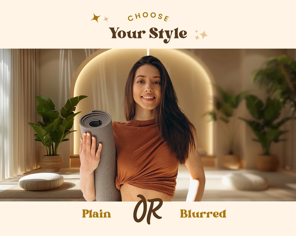 Zoom Backgrounds - Zen Meditation Space - what's included: 20 high-resolution backgrounds