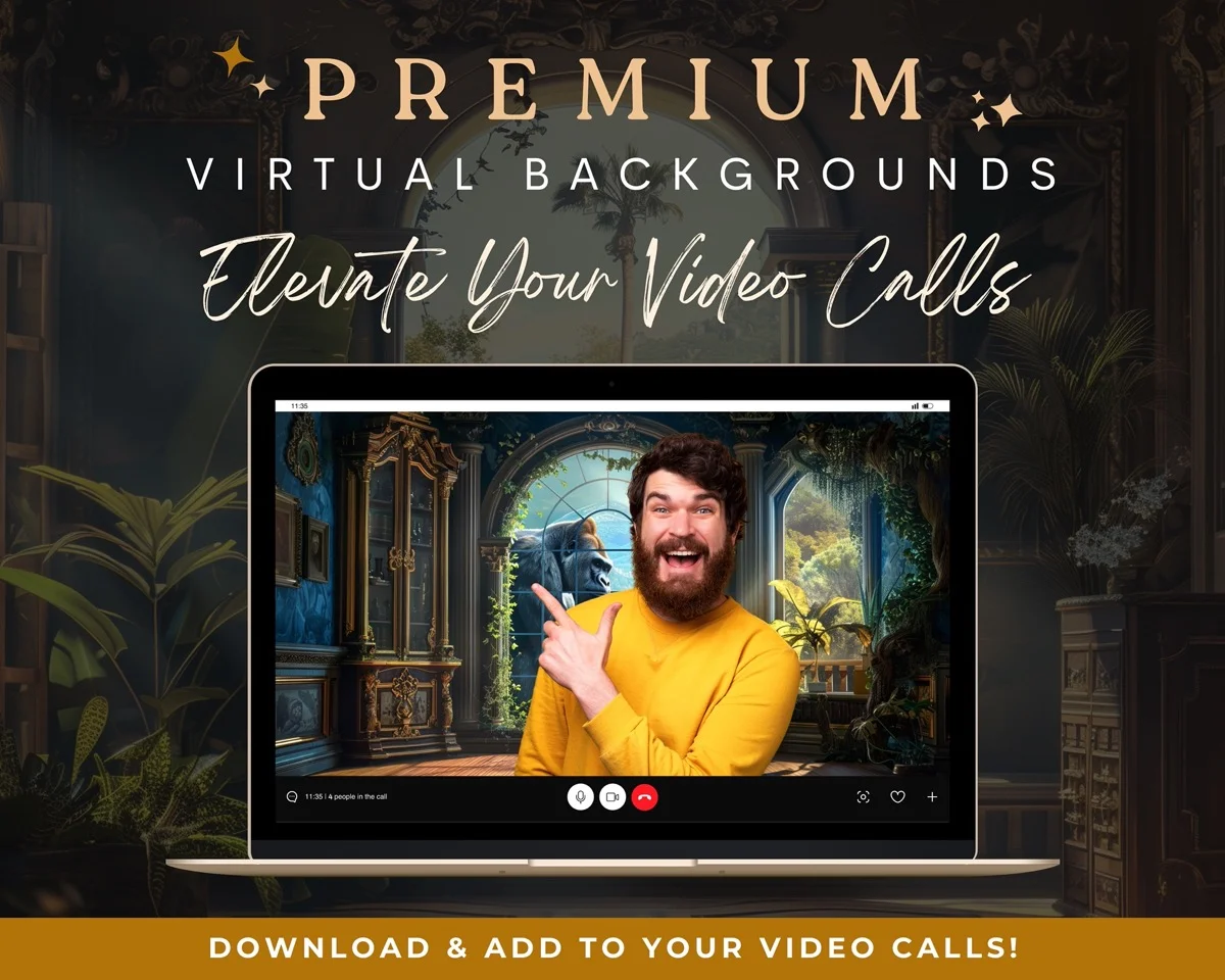 Zoom Backgrounds - Amazon Office - premium digital backdrop collection preview