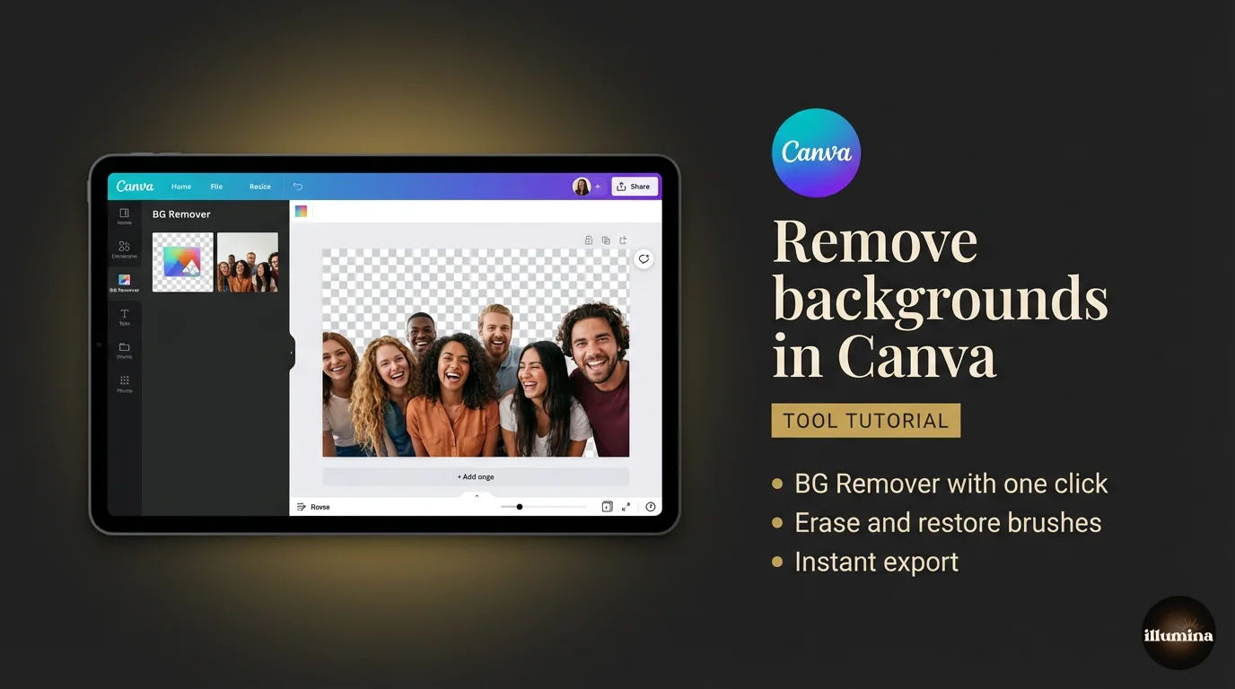 How to remove a background in Canva using the BG Remover tool
