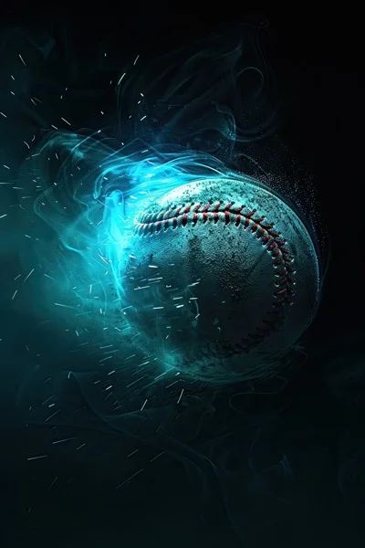 Baseball Backgrounds - Airborne In Color 2