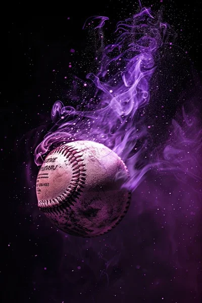 Baseball Backgrounds - Airborne In Color 8
