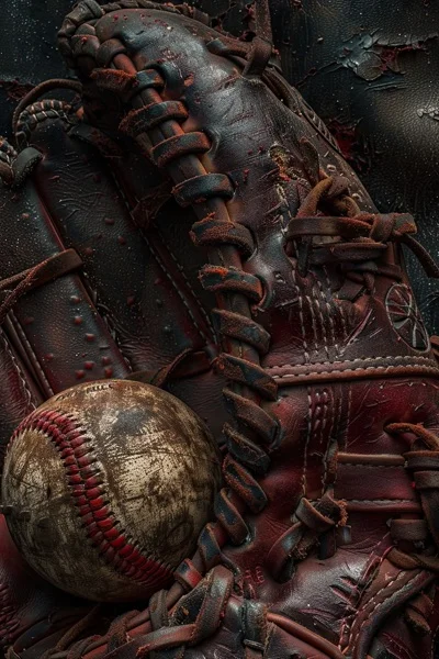 Baseball Backgrounds - Glove & Ball 2