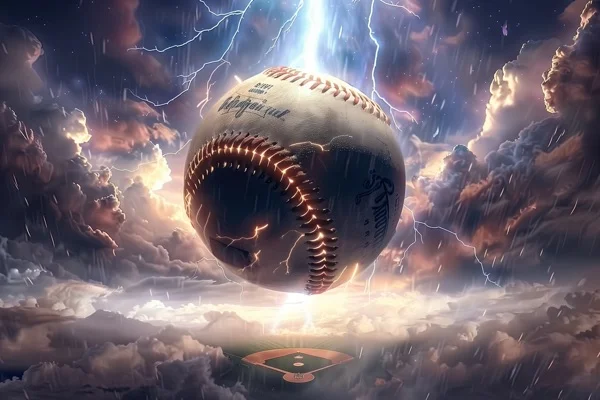 Baseball Backgrounds - Lightning 3