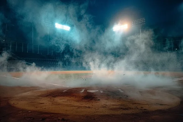 Baseball Backgrounds - Stadium at Night 2
