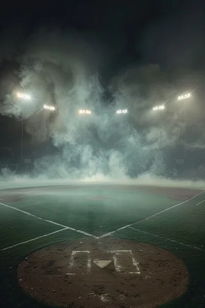 Baseball Backgrounds - Stadium at Night 6