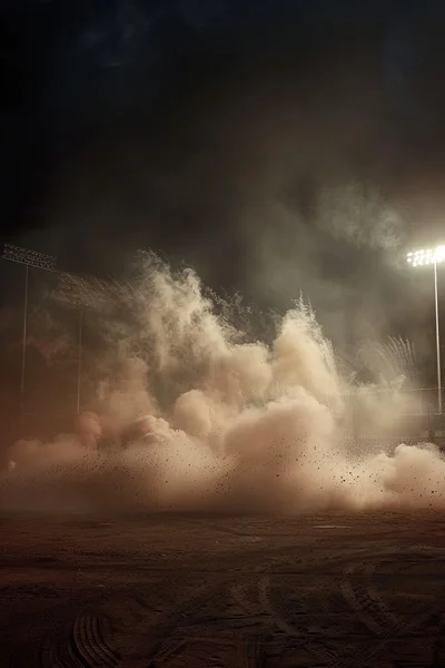 Baseball Backgrounds - Stadium at Night 10