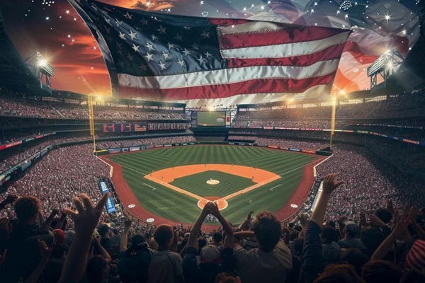 Baseball Backgrounds - Stadium Crowd 1