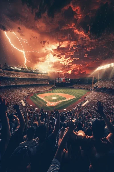 Baseball Backgrounds - Stadium Crowd 2