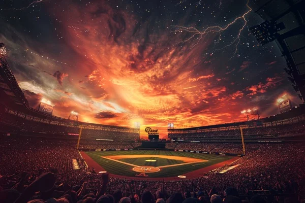 Baseball Backgrounds - Stadium Crowd 3