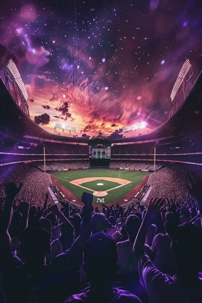 Baseball Backgrounds - Stadium Crowd 4