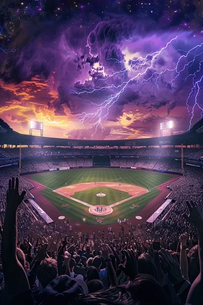 Baseball Backgrounds - Stadium Crowd 5