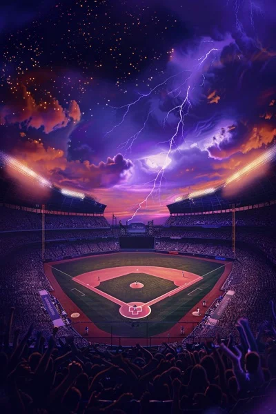 Baseball Backgrounds - Stadium Crowd 6