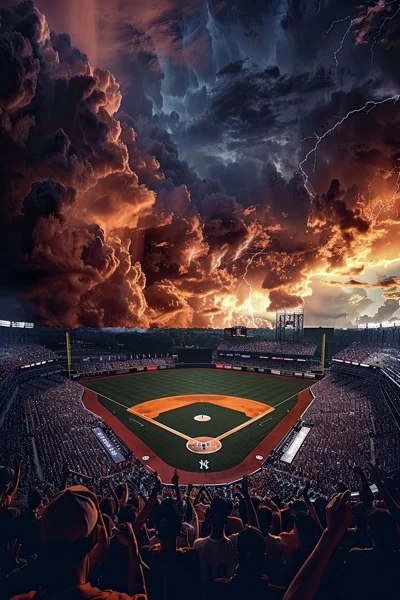 Baseball Backgrounds - Stadium Crowd 9