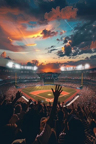 Baseball Backgrounds - Stadium Crowd 10