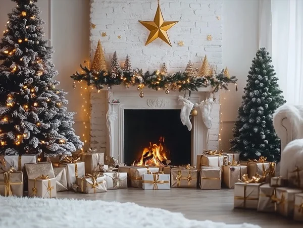 Christmas Backgrounds - Cosy Beige 5