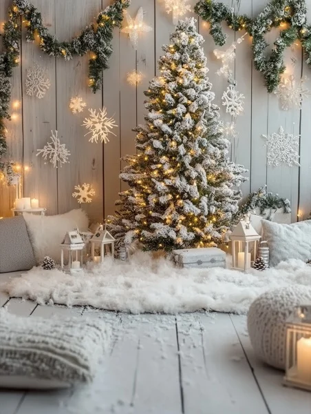 Christmas Backgrounds - Cosy Beige 8