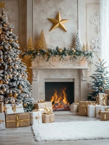 Christmas Backgrounds - Cosy Beige 10