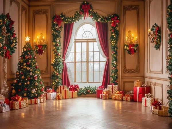 Christmas Backgrounds - Festive Home 1