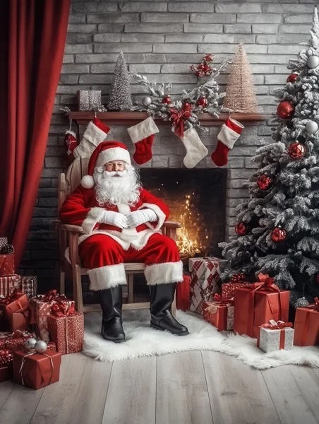 Christmas Backgrounds - Traditional Holidays 4