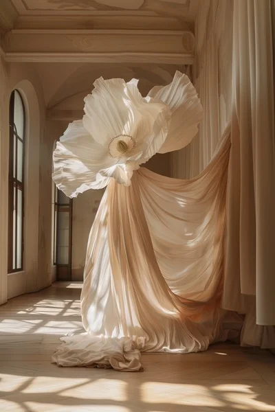 Floral Backgrounds - Apricot & Beige 2