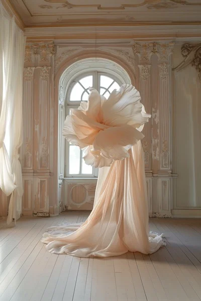 Floral Backgrounds - Apricot & Beige 7