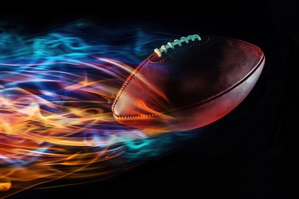 Football Backgrounds - Airborne In Color 1