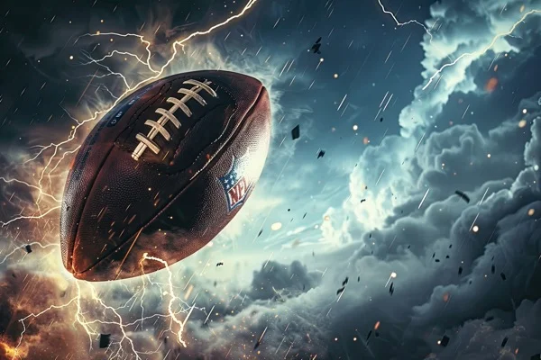 Football Backgrounds - Lightning Ball 1