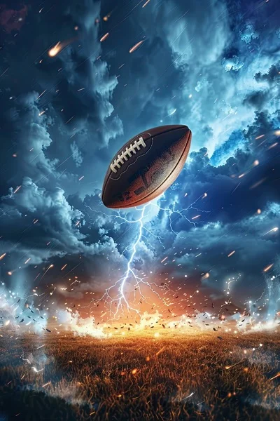 Football Backgrounds - Lightning Ball 2