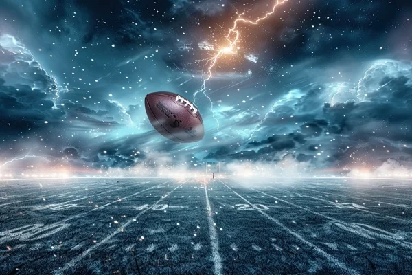 Football Backgrounds - Lightning Ball 3