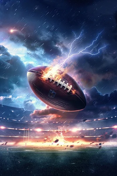 Football Backgrounds - Lightning Ball 7