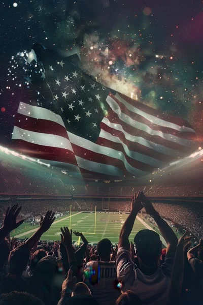 Football Backgrounds - Stadium Crowd 4