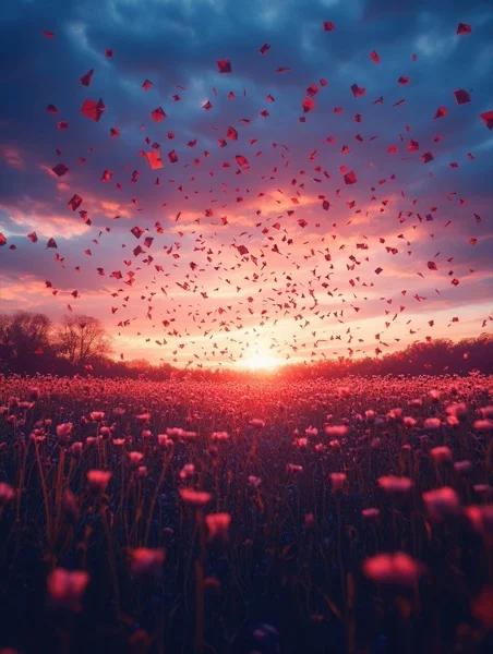 Graduation Backgrounds - Dramatic Cap Toss 8