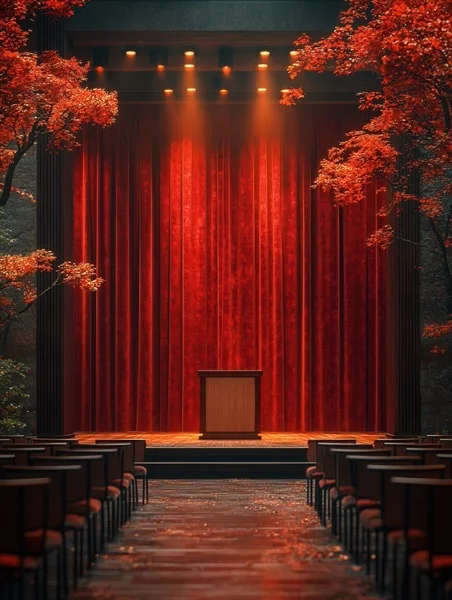 Graduation Backgrounds - Majestic Stage Walk 3