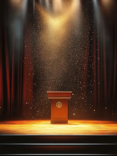 Graduation Backgrounds - Majestic Stage Walk 10