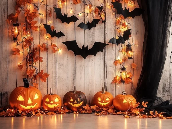 Halloween Backgrounds - Pumpkins 5