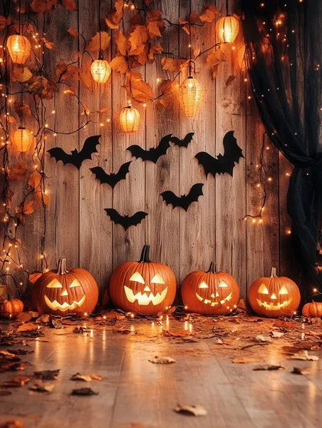 Halloween Backgrounds - Pumpkins 7