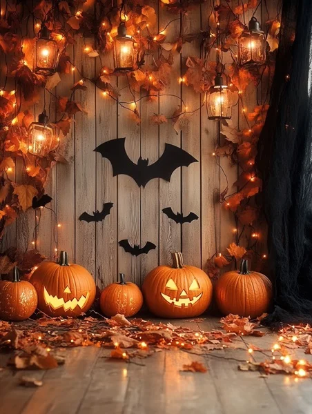 Halloween Backgrounds - Pumpkins 8