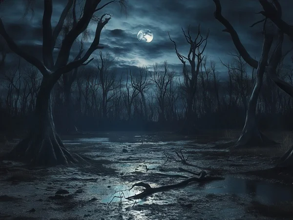 Halloween Backgrounds - Swamp Forest 3