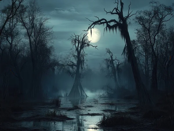 Halloween Backgrounds - Swamp Forest 5