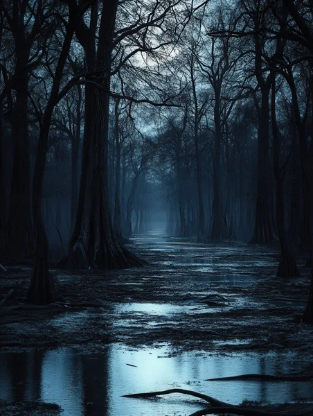 Halloween Backgrounds - Swamp Forest 10