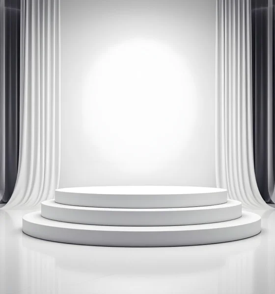 Maternity Backgrounds - White Podiums 1