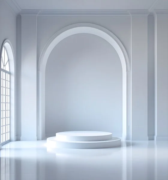 Maternity Backgrounds - White Podiums 2