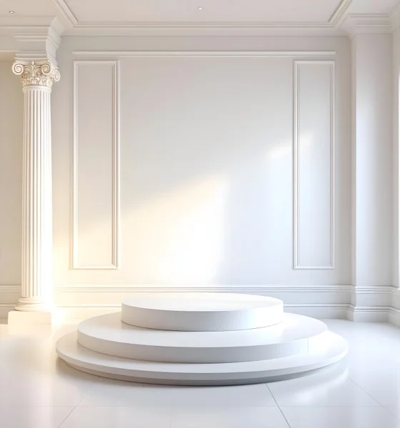 Maternity Backgrounds - White Podiums 4