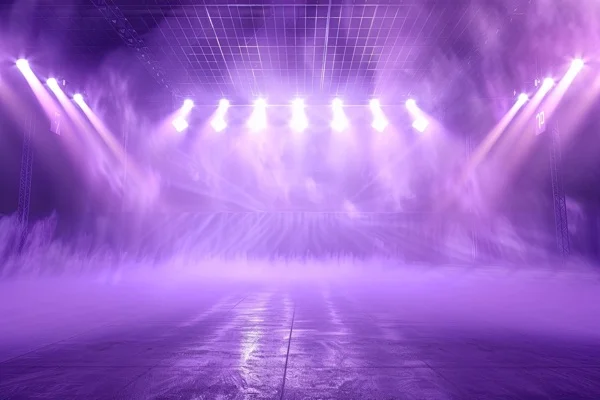 Sports Backgrounds - Purple Fog Lights 3