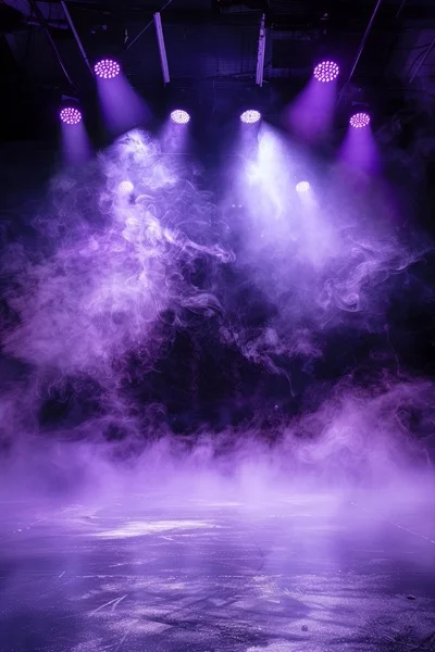 Sports Backgrounds - Purple Fog Lights 4