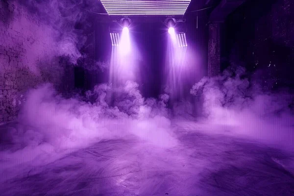 Sports Backgrounds - Purple Fog Lights 5
