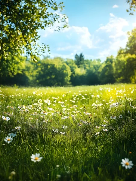 Springtime Backgrounds - Wildflower Meadow 4