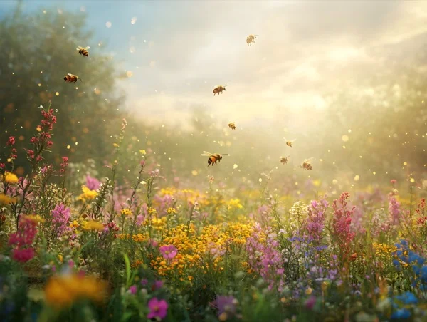 Springtime Backgrounds - Wildflower Meadow 8