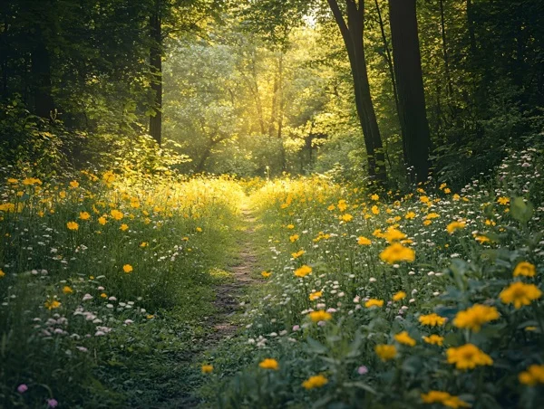 Springtime Backgrounds - Wildflower Meadow 10